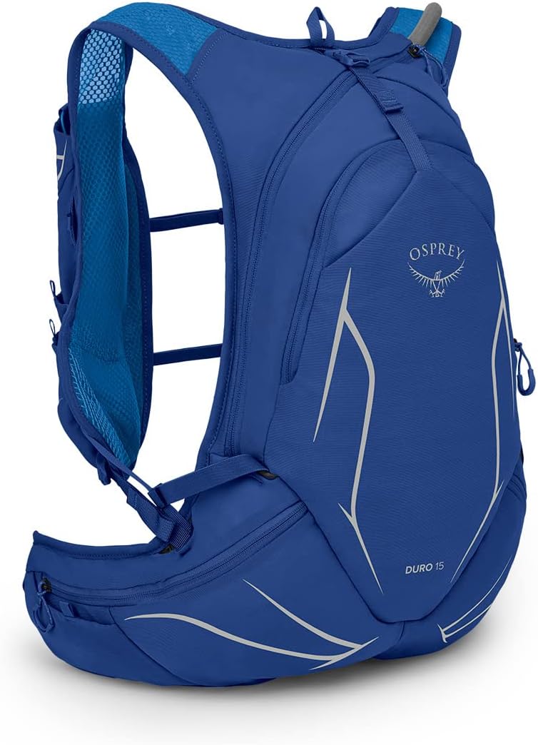 Osprey Duro 15L Mens Running Hydration Vest with Hydraulics ReservoirBlue Sky