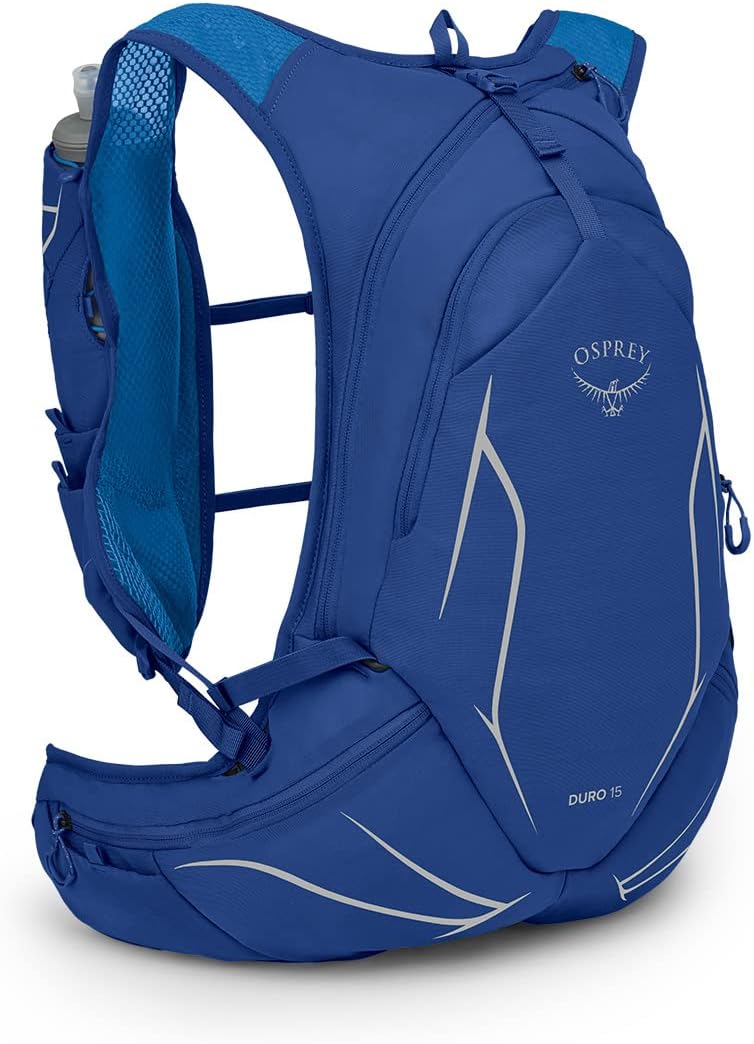 Osprey Duro 15L Mens Running Hydration Vest with Hydraulics ReservoirBlue Sky