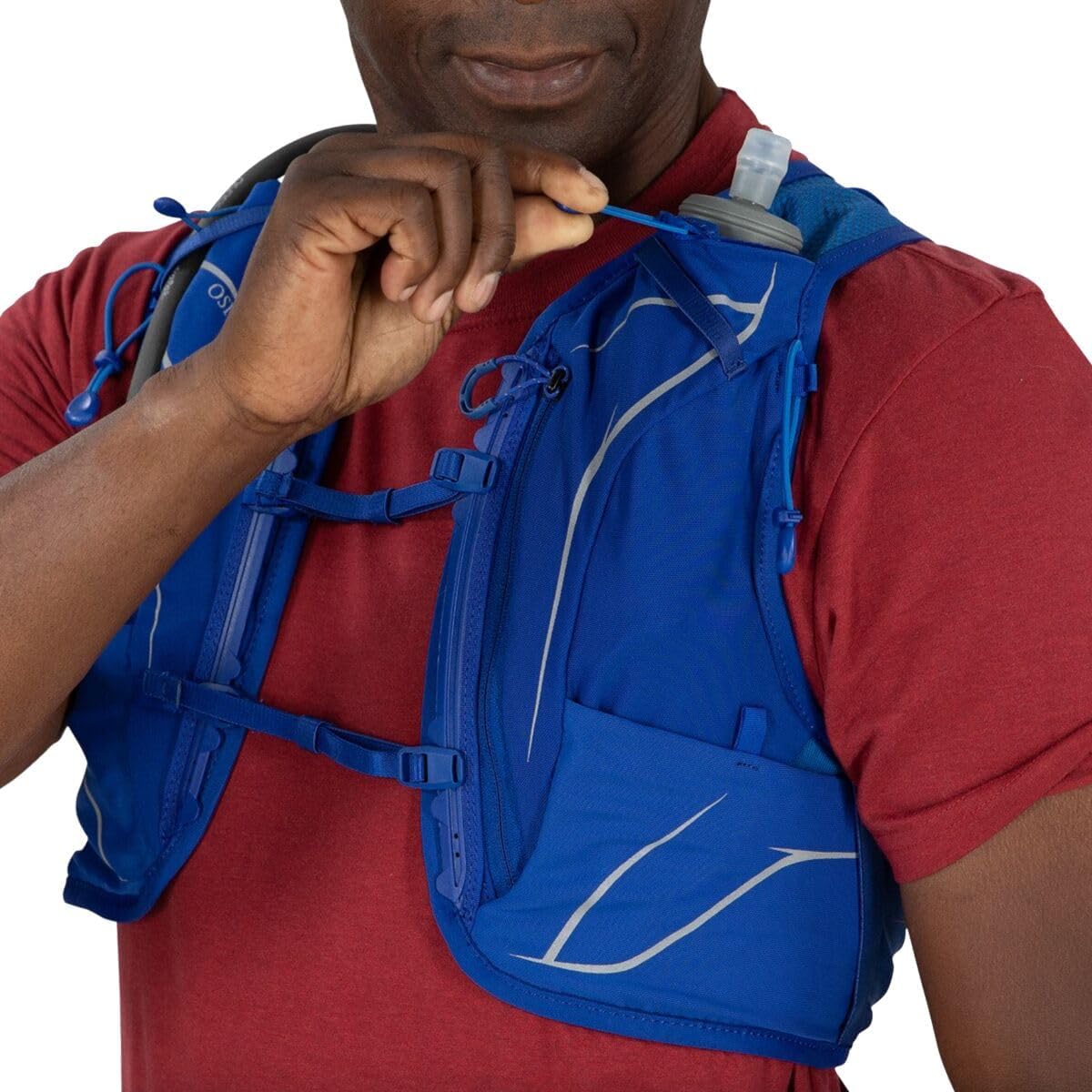 Osprey Duro 15L Mens Running Hydration Vest with Hydraulics ReservoirBlue Sky