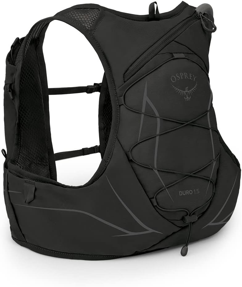 Osprey Duro 15L Mens Running Hydration Vest with Hydraulics ReservoirDark Charcoal Grey
