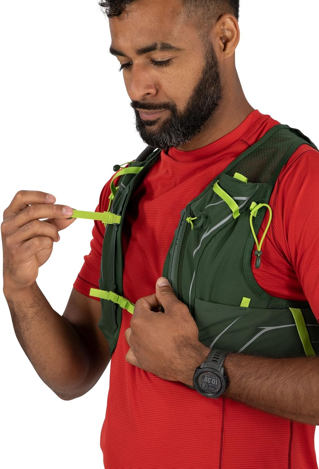 Osprey Duro 15L Mens Running Hydration Vest with Hydraulics ReservoirPhantom GreyToffee Orange