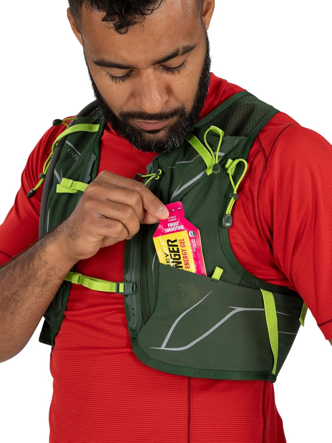 Osprey Duro 15L Mens Running Hydration Vest with Hydraulics ReservoirPhantom GreyToffee Orange
