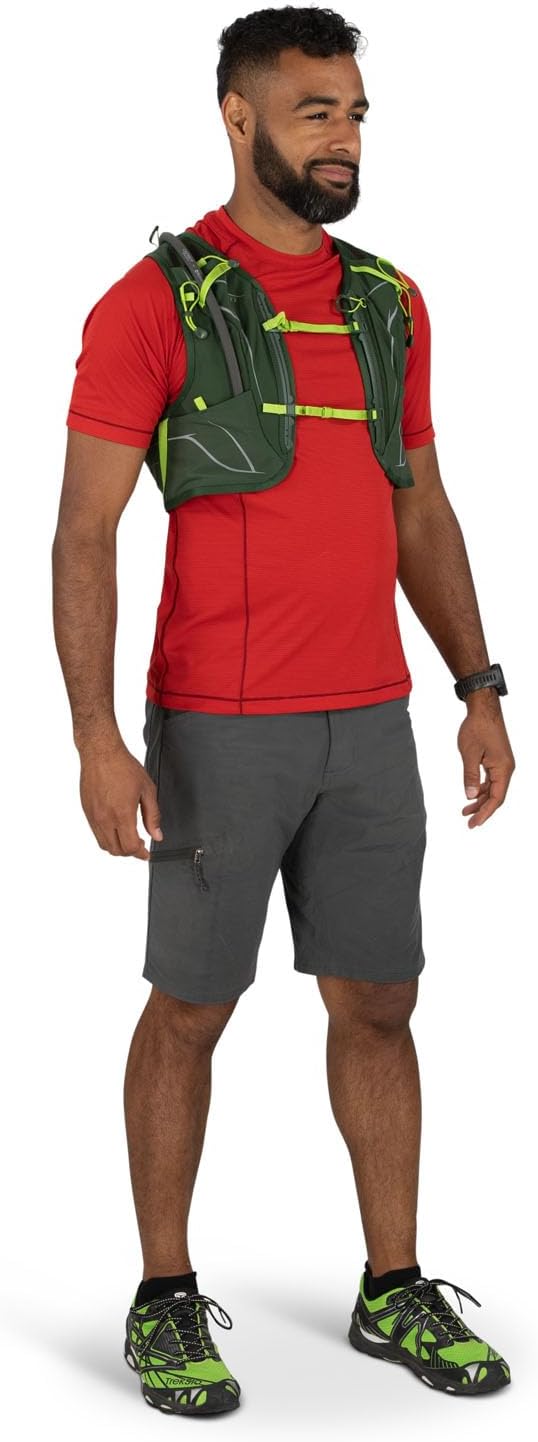 Osprey Duro 15L Mens Running Hydration Vest with Hydraulics ReservoirPhantom GreyToffee Orange