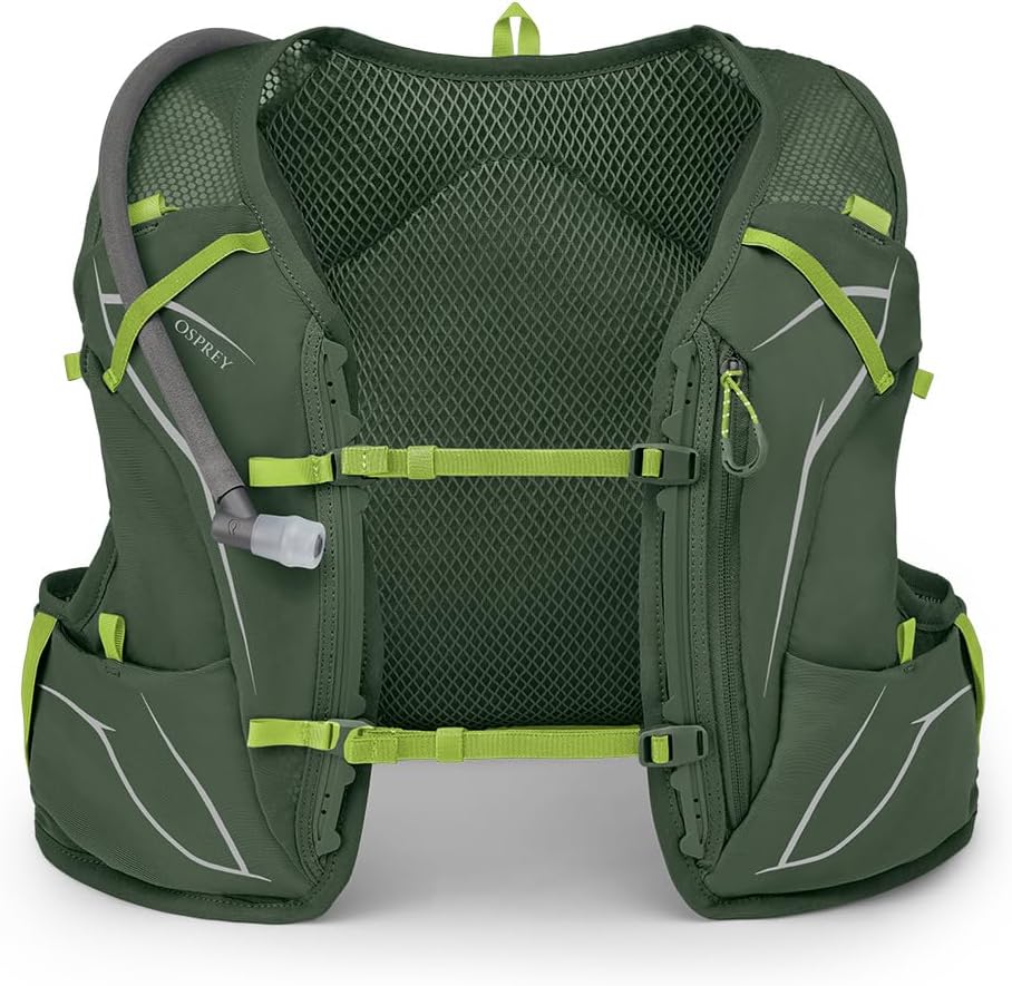 Osprey Duro 15L Mens Running Hydration Vest with Hydraulics ReservoirSeaweed GreenLimon