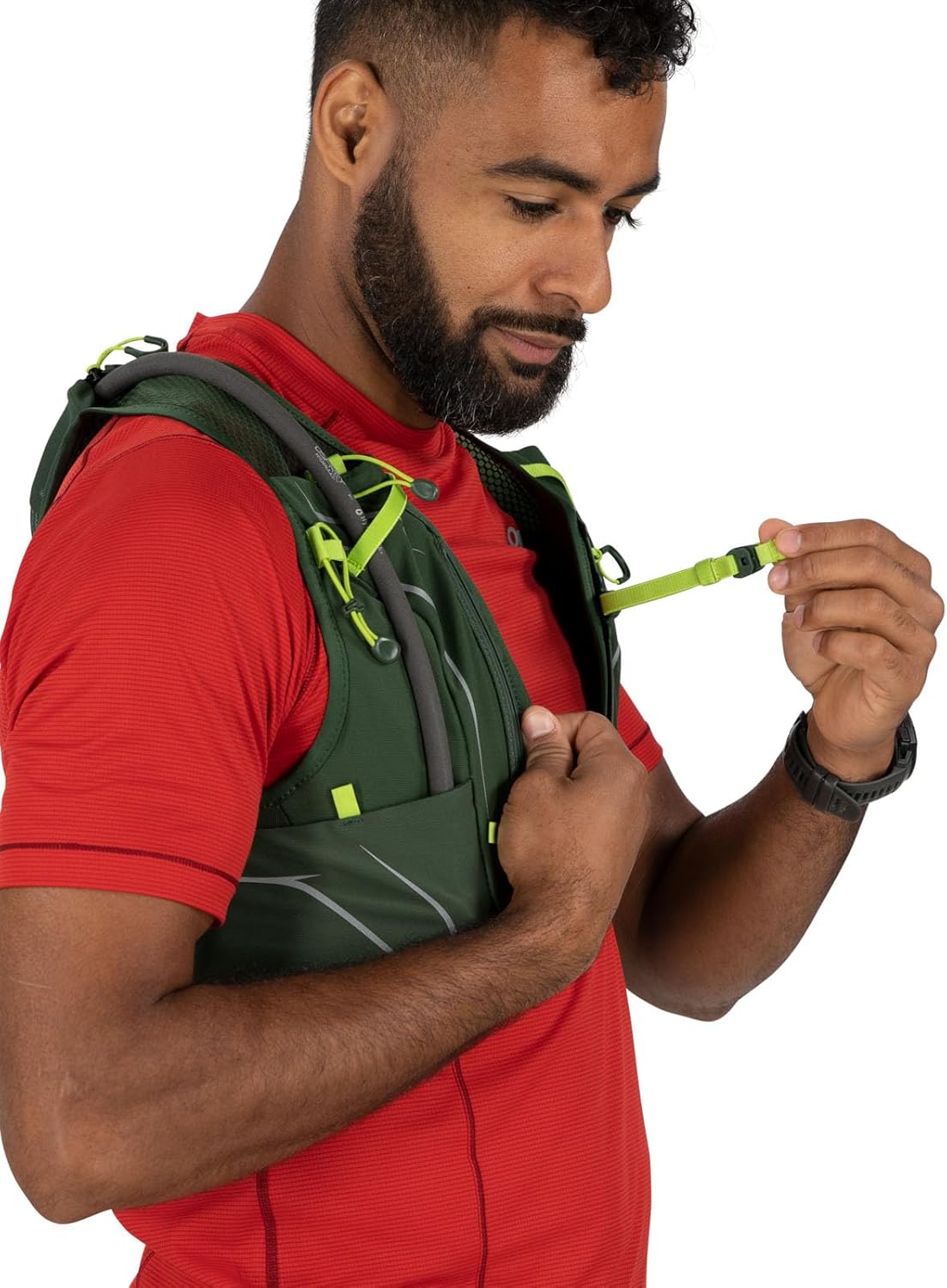 Osprey Duro 15L Mens Running Hydration Vest with Hydraulics ReservoirSeaweed GreenLimon