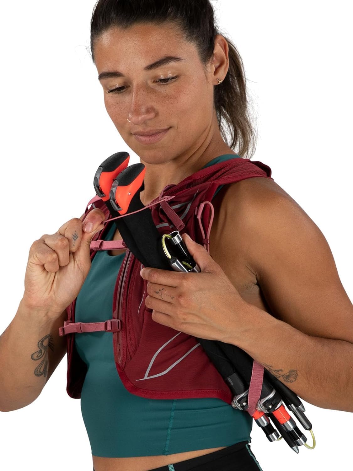 Osprey Dyna 15L Womens Running Hydration Vest with Hydraulics ReservoirCascade BlueSilver Lining