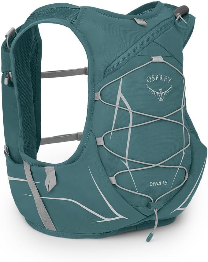 Osprey Dyna 15L Womens Running Hydration Vest with Hydraulics ReservoirCascade BlueSilver Lining