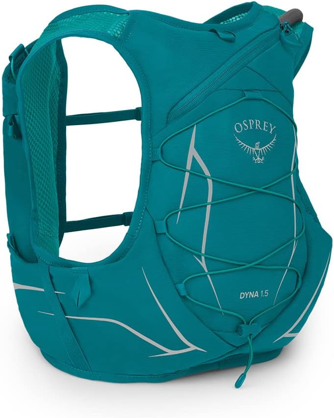 Osprey Dyna 15L Womens Running Hydration Vest with Hydraulics ReservoirVerdigris Green