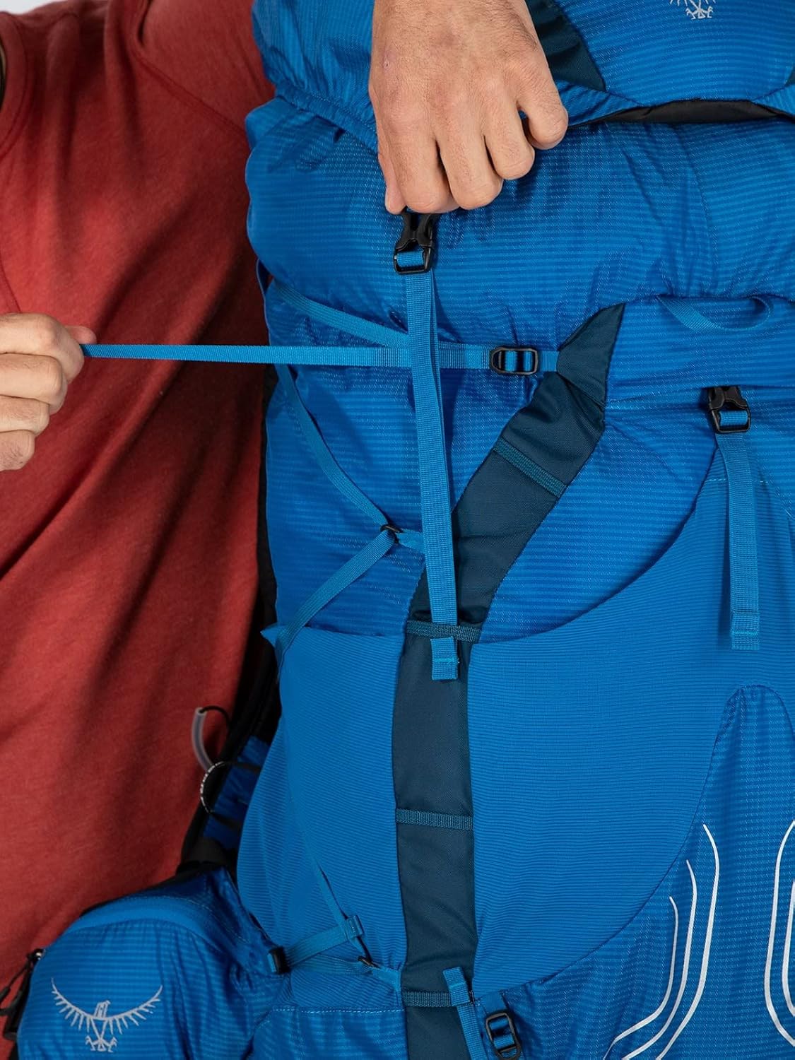 Osprey Exos 58 Mens Ultralight Backpacking BackpackBlue Ribbon