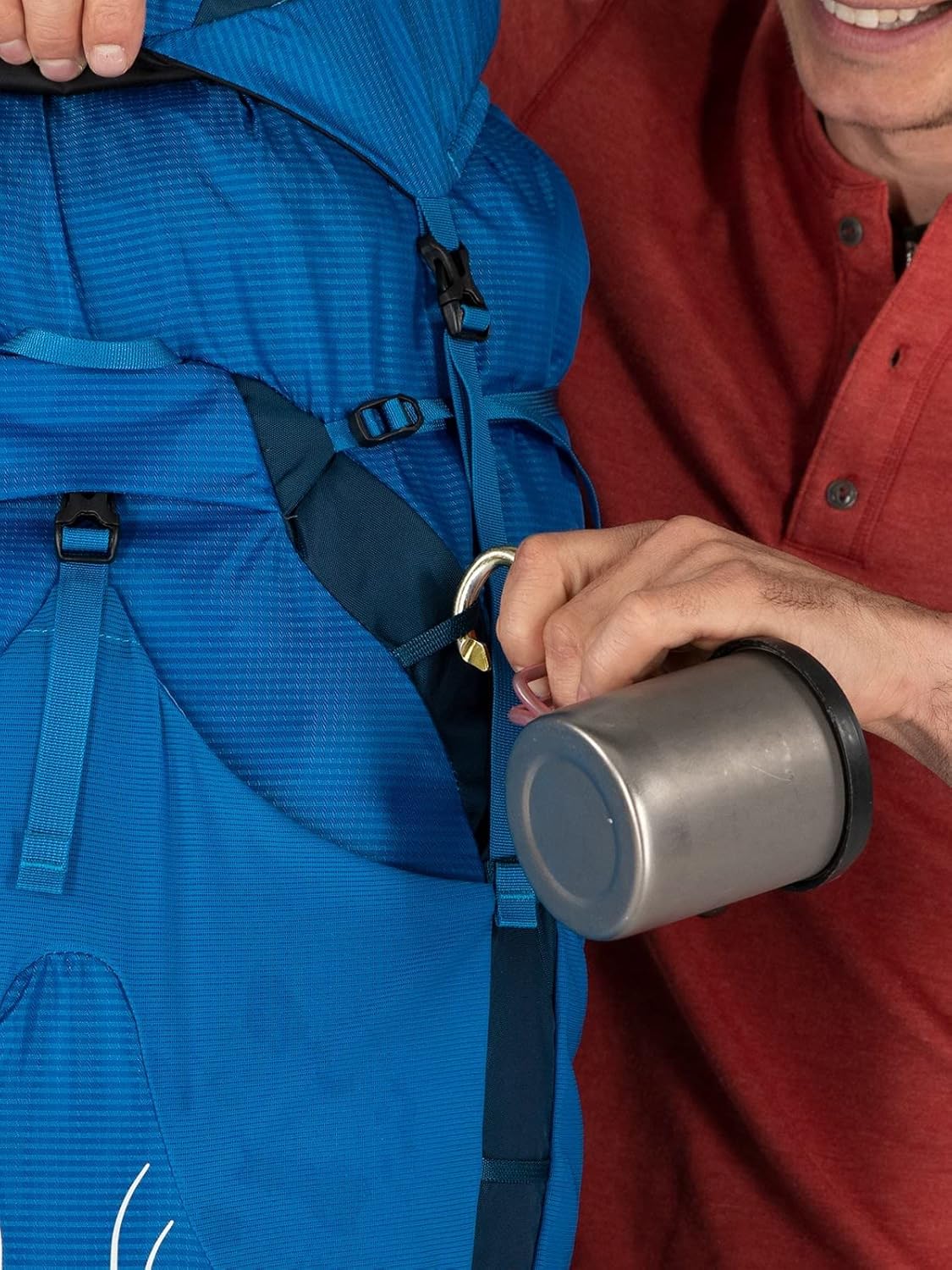 Osprey Exos 58 Mens Ultralight Backpacking BackpackBlue Ribbon