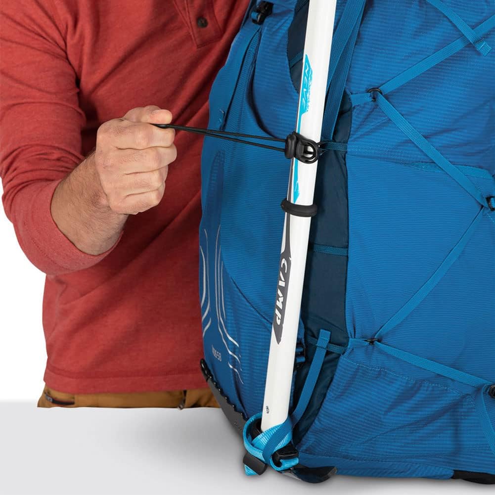 Osprey Exos 58 Mens Ultralight Backpacking BackpackTungsten Grey