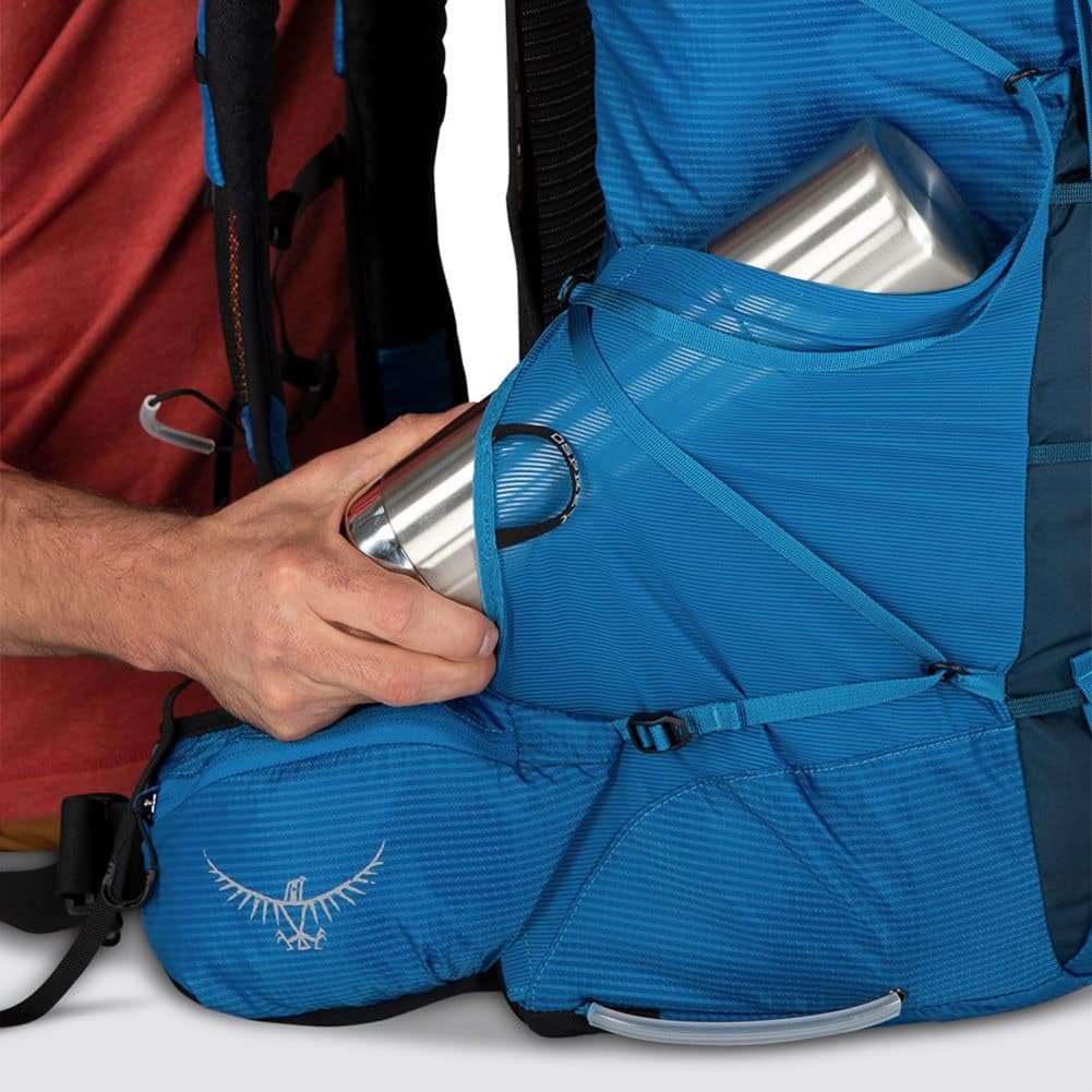 Osprey Exos 58 Mens Ultralight Backpacking BackpackTungsten Grey