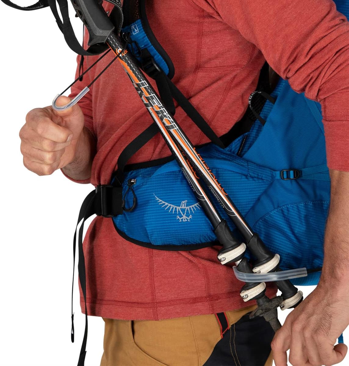 Osprey Exos 58 Mens Ultralight Backpacking BackpackTungsten Grey