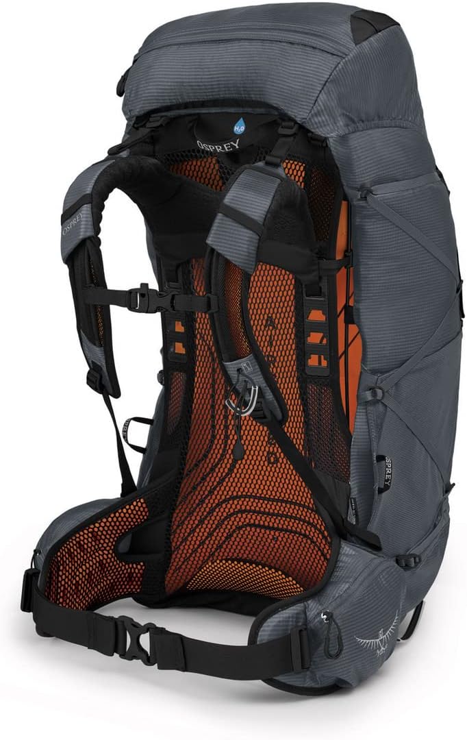 Osprey Exos 58 Mens Ultralight Backpacking BackpackTungsten Grey