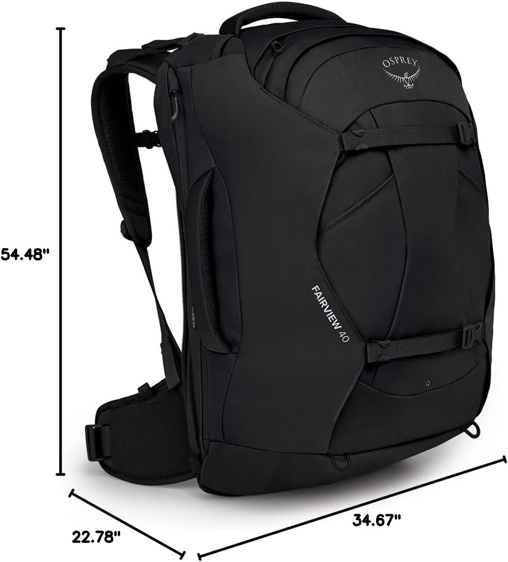 Osprey Fairview 55L Womens Travel Backpack BlackBlack