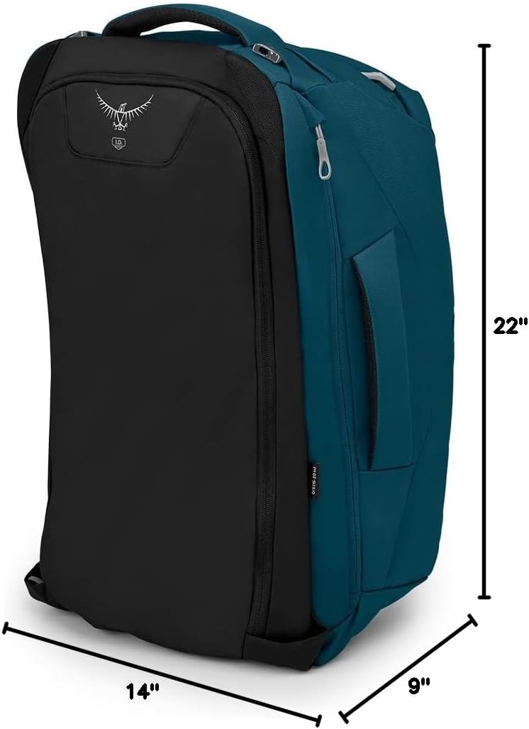 Osprey Fairview 55L Womens Travel Backpack BlackNight Jungle Blue