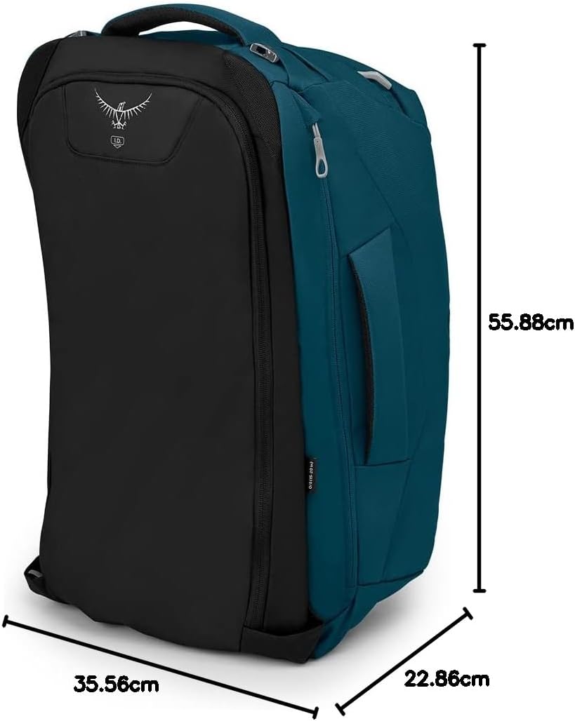 Osprey Fairview 55L Womens Travel Backpack BlackNight Jungle Blue