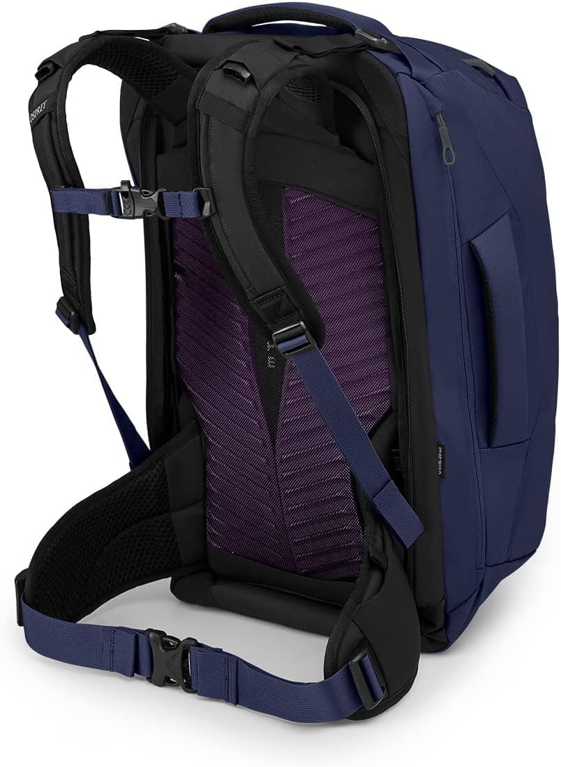 Osprey Fairview 55L Womens Travel Backpack BlackWinter Night Blue
