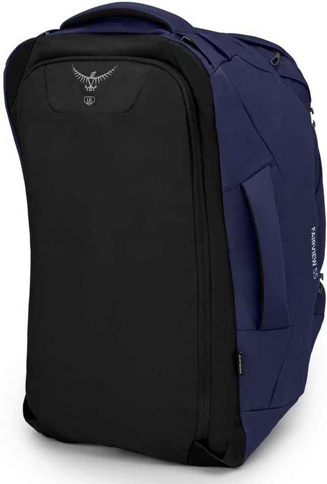 Osprey Fairview 55L Womens Travel Backpack BlackWinter Night Blue