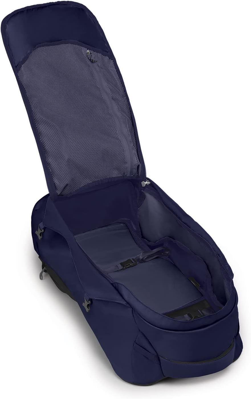 Osprey Fairview 55L Womens Travel Backpack BlackWinter Night Blue