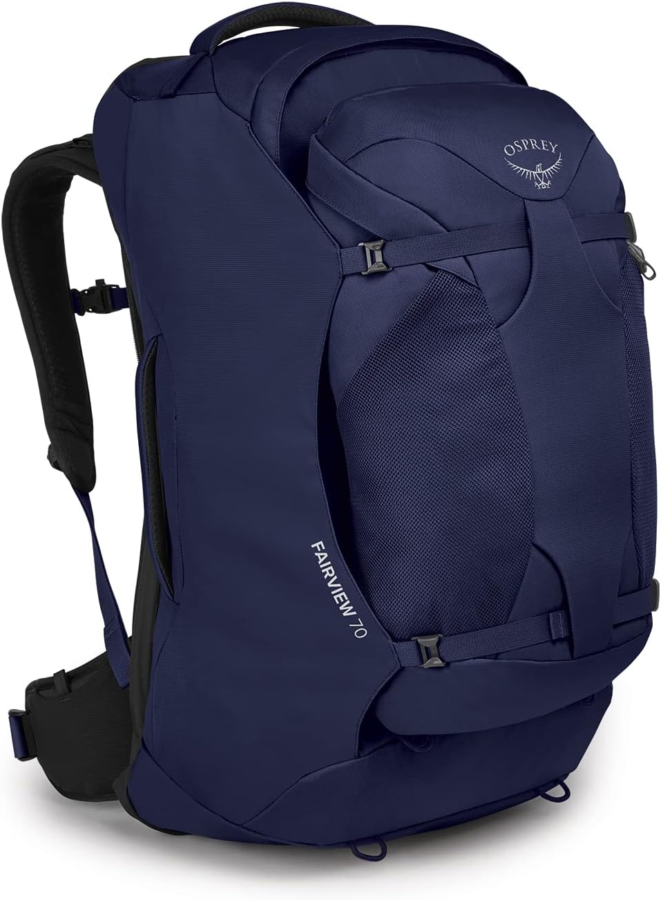 Osprey Fairview 55L Womens Travel Backpack BlackWinter Night Blue