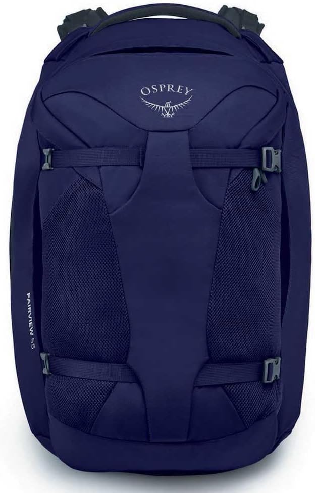 Osprey Fairview 55L Womens Travel Backpack BlackWinter Night Blue