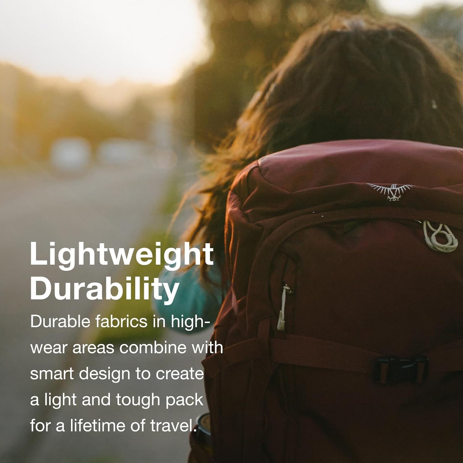 Osprey Fairview 55L Womens Travel Backpack BlackZircon Red