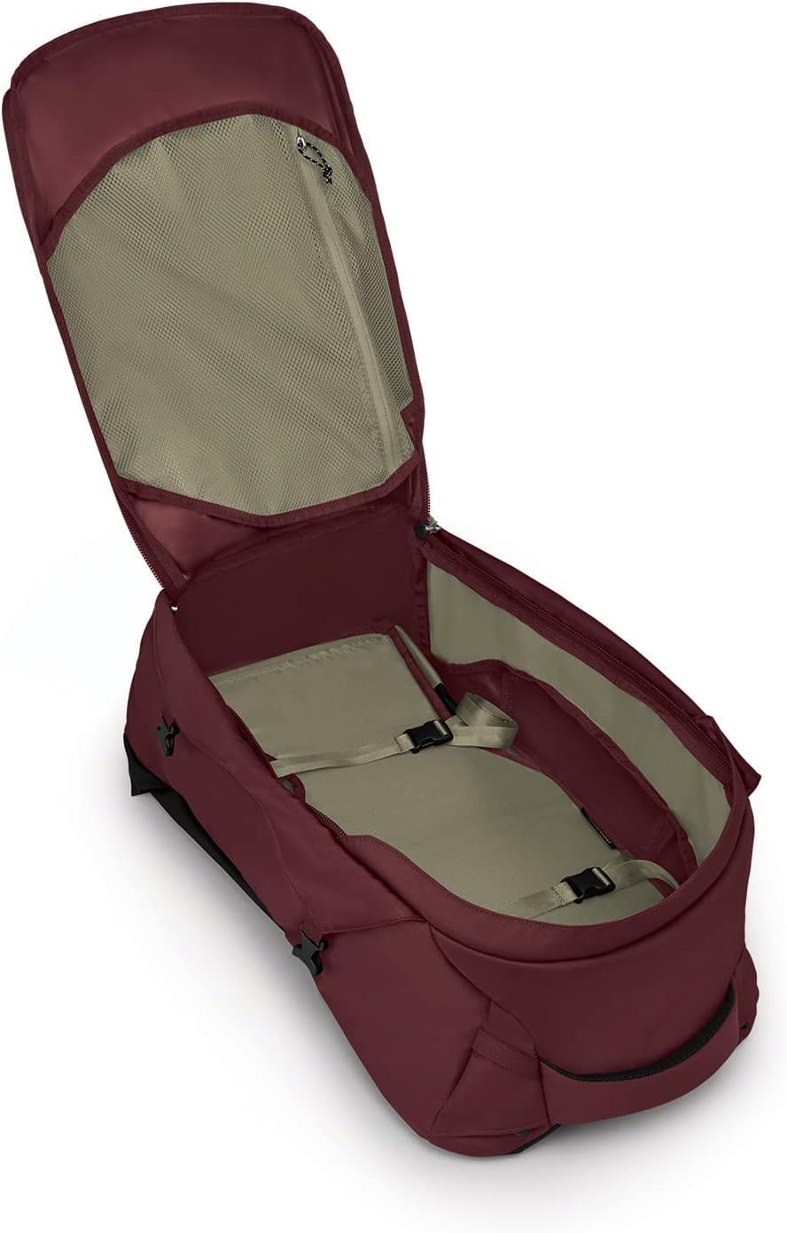 Osprey Fairview 55L Womens Travel Backpack BlackZircon Red
