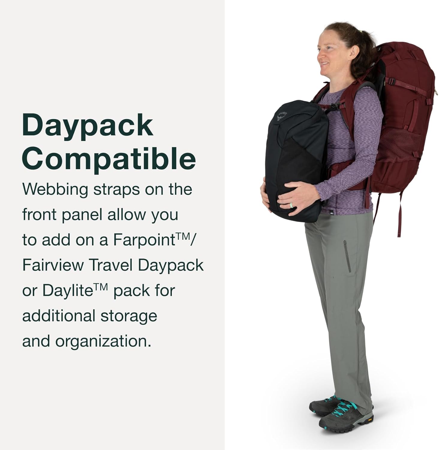 Osprey Fairview Trek 70L Womens Travel Backpack Night Jungle BlueNight Jungle Blue