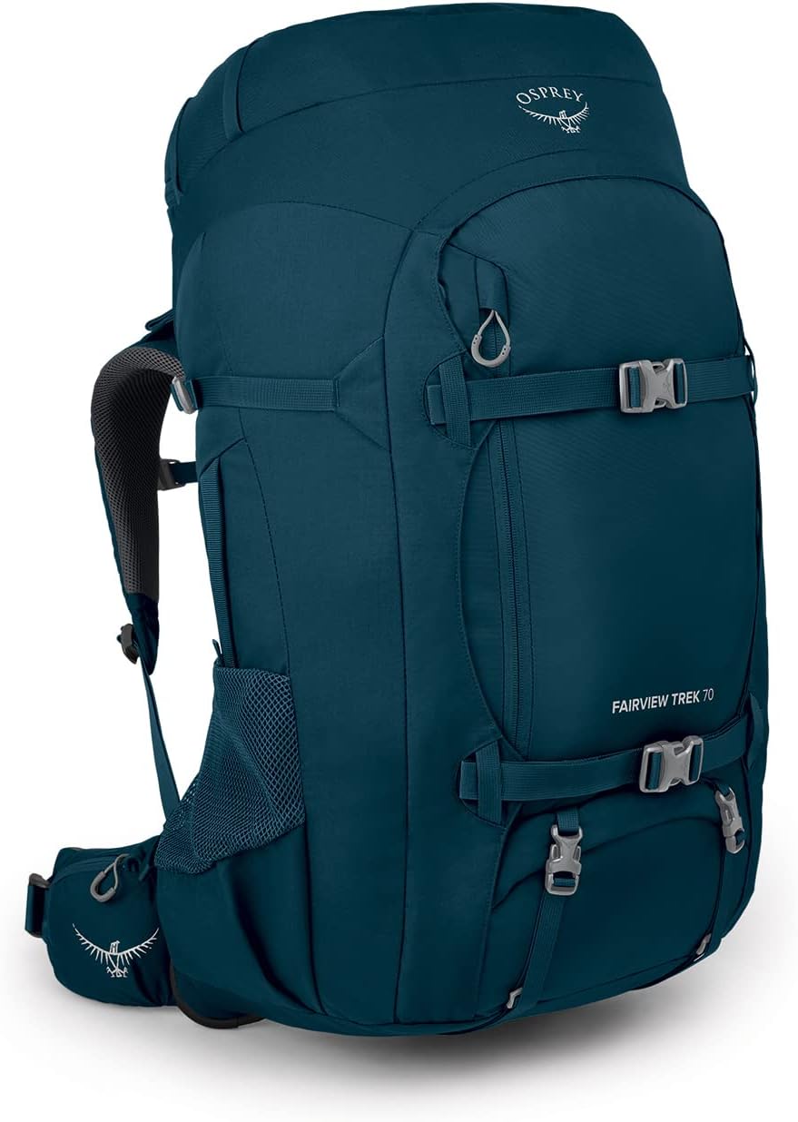 Osprey Fairview Trek 70L Womens Travel Backpack Night Jungle BlueNight Jungle Blue