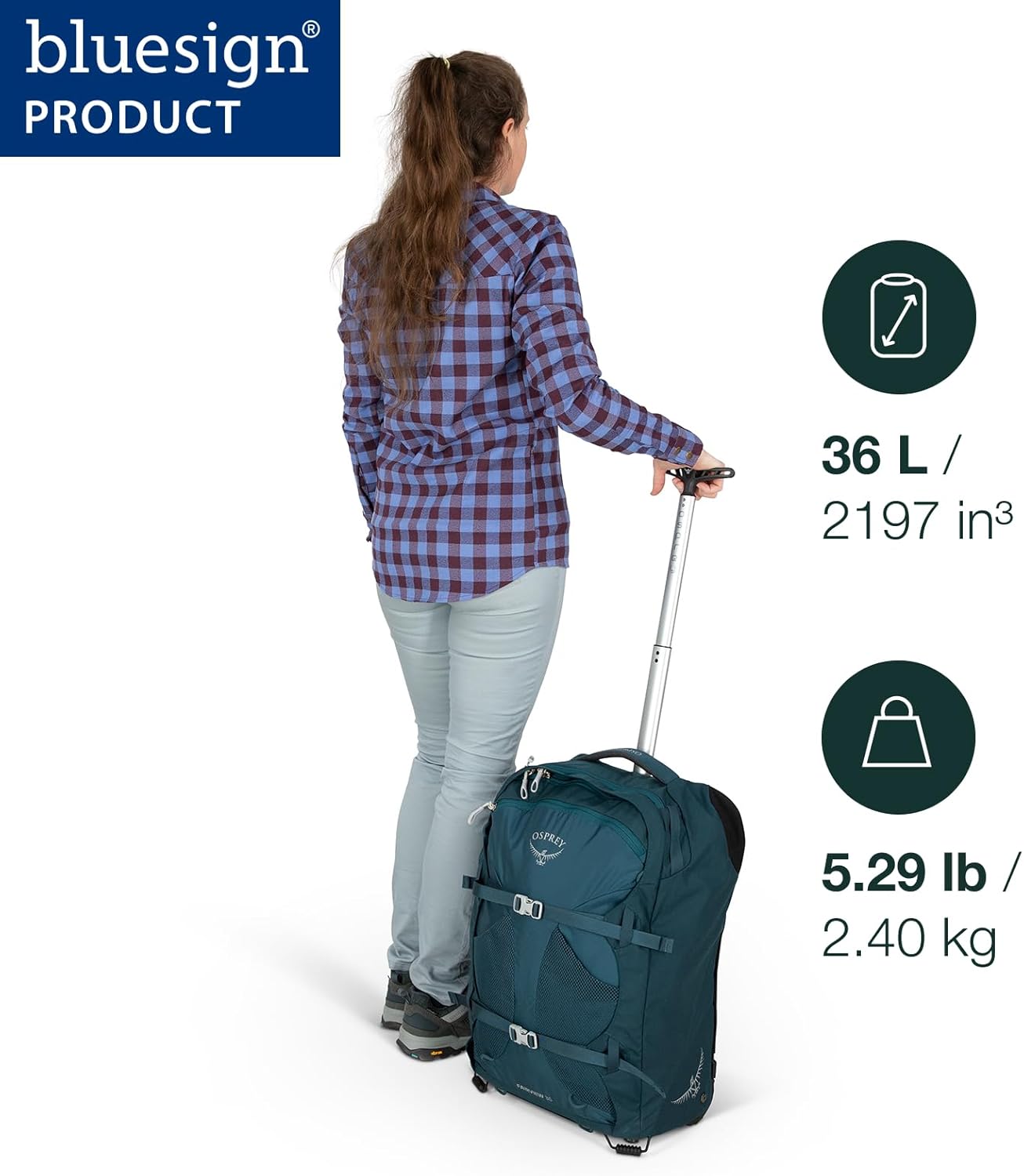 Osprey Fairview Womens Wheeled Travel Pack 36L BlackBlack
