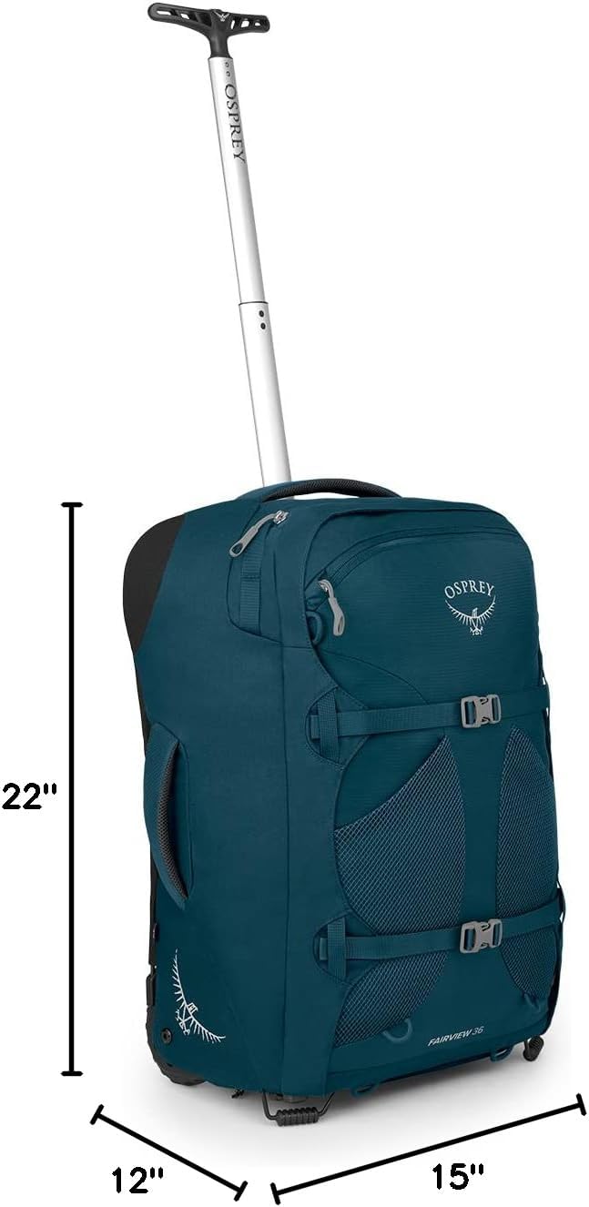 Osprey Fairview Womens Wheeled Travel Pack 36L BlackNight Jungle Blue