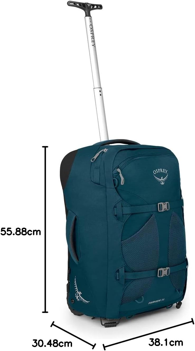 Osprey Fairview Womens Wheeled Travel Pack 36L BlackNight Jungle Blue