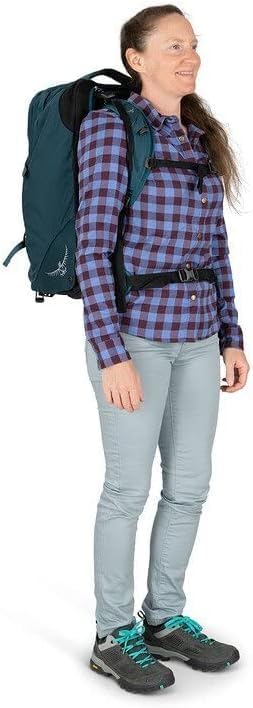 Osprey Fairview Womens Wheeled Travel Pack 36L BlackNight Jungle Blue