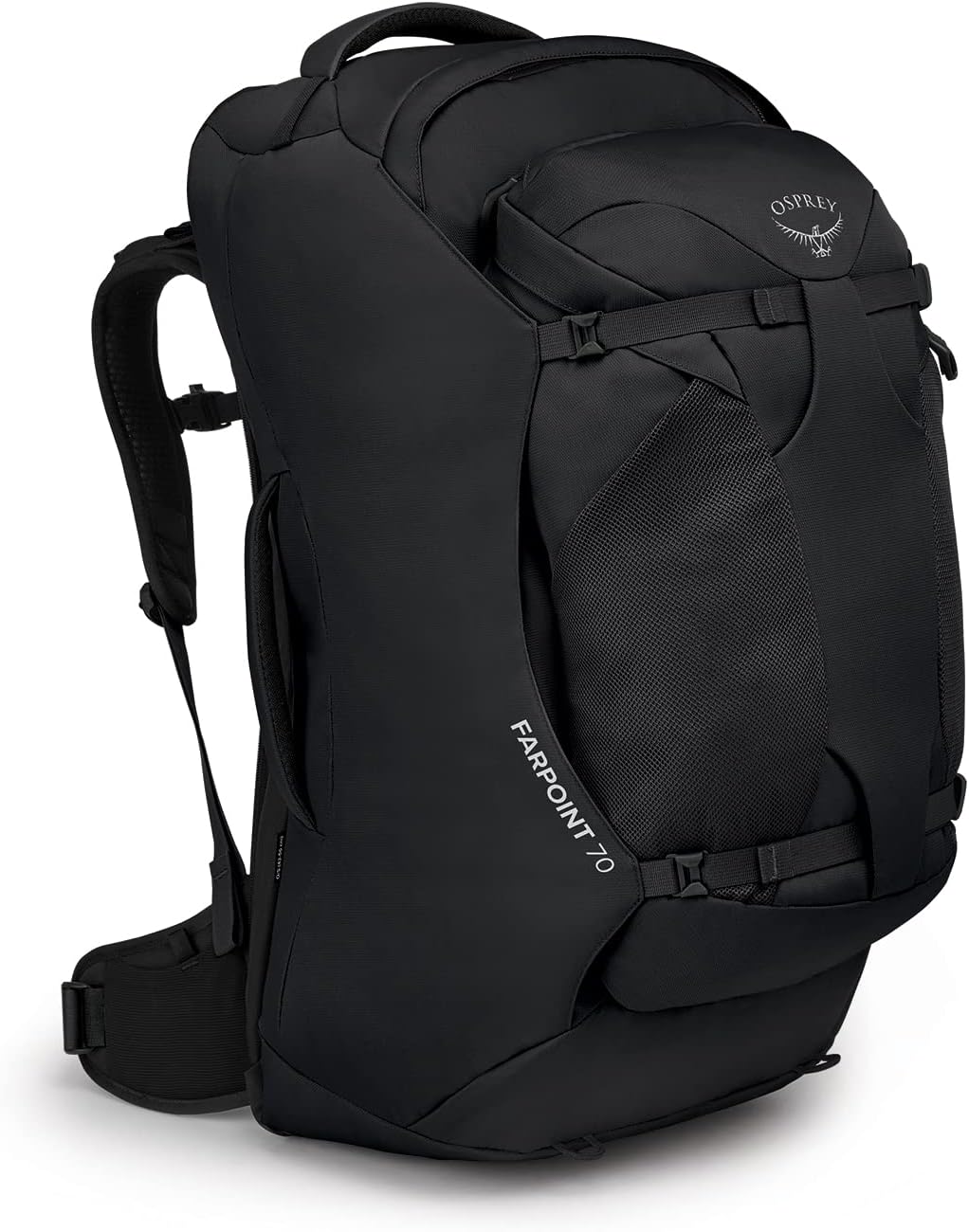 Osprey Farpoint 40L Mens Travel Backpack Tunnel Vision GreyBlack
