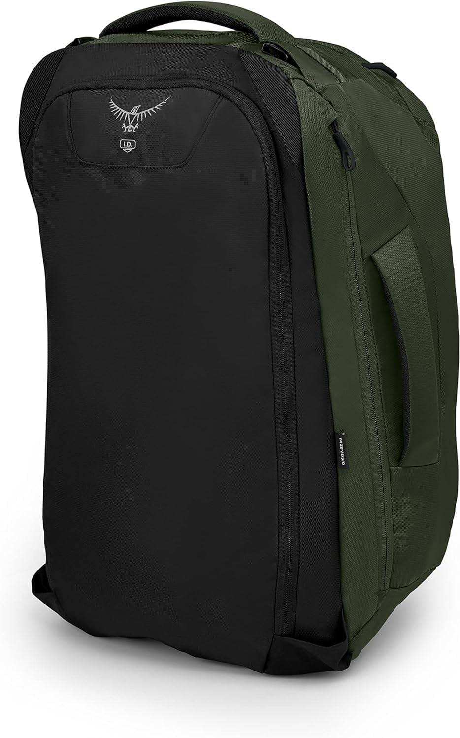 Osprey Farpoint 40L Mens Travel Backpack Tunnel Vision GreyGopher Green