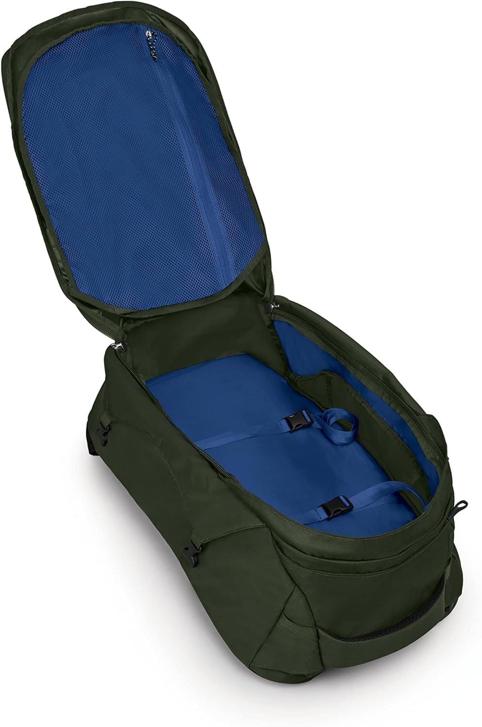 Osprey Farpoint 40L Mens Travel Backpack Tunnel Vision GreyGopher Green