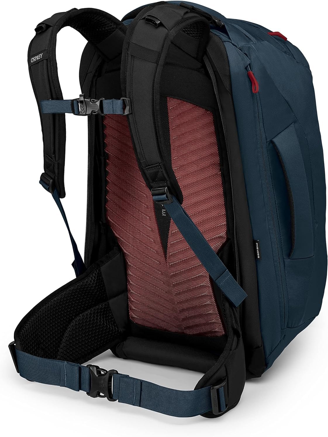 Osprey Farpoint 40L Mens Travel Backpack Tunnel Vision GreyMuted Space Blue