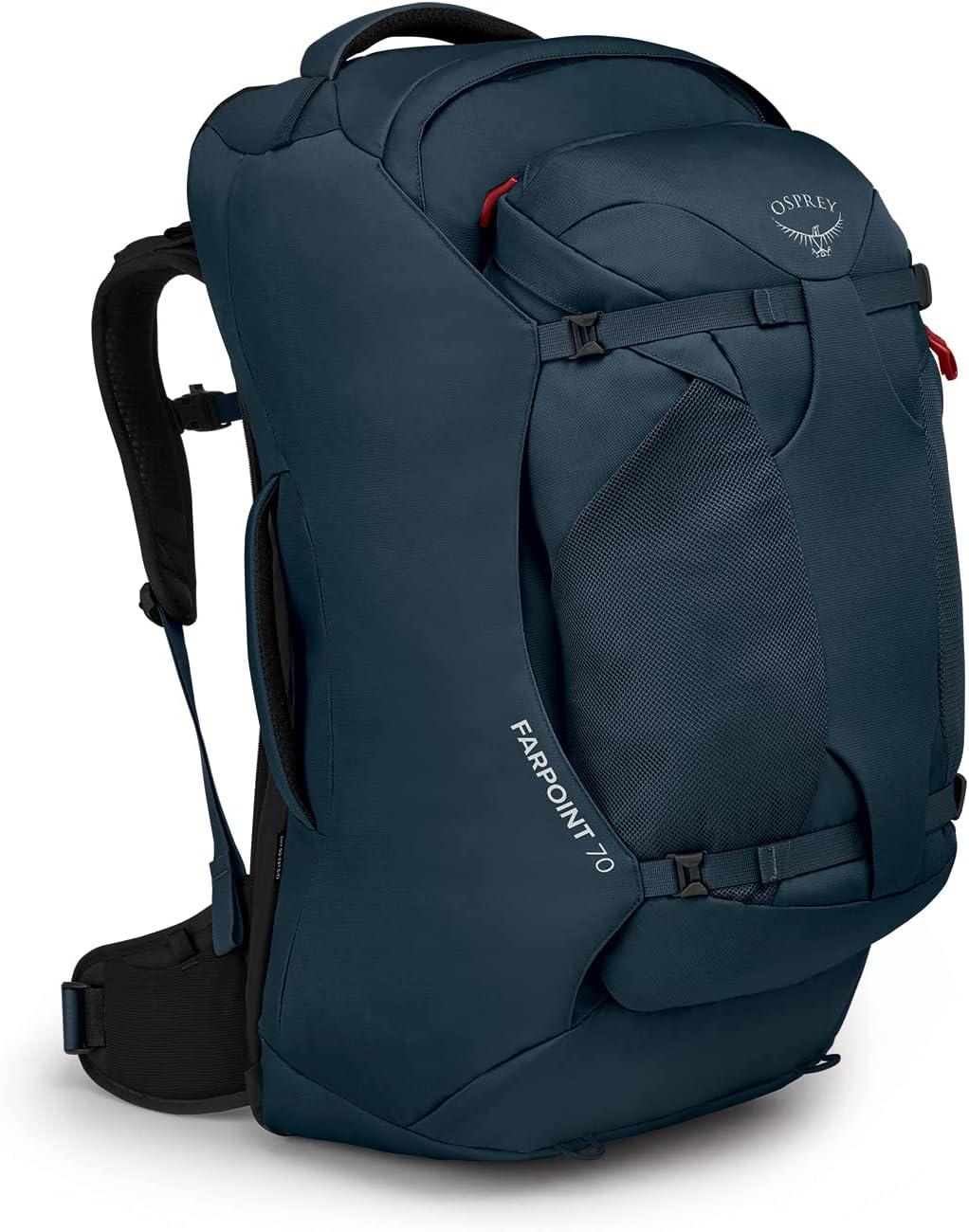 Osprey Farpoint 40L Mens Travel Backpack Tunnel Vision GreyMuted Space Blue