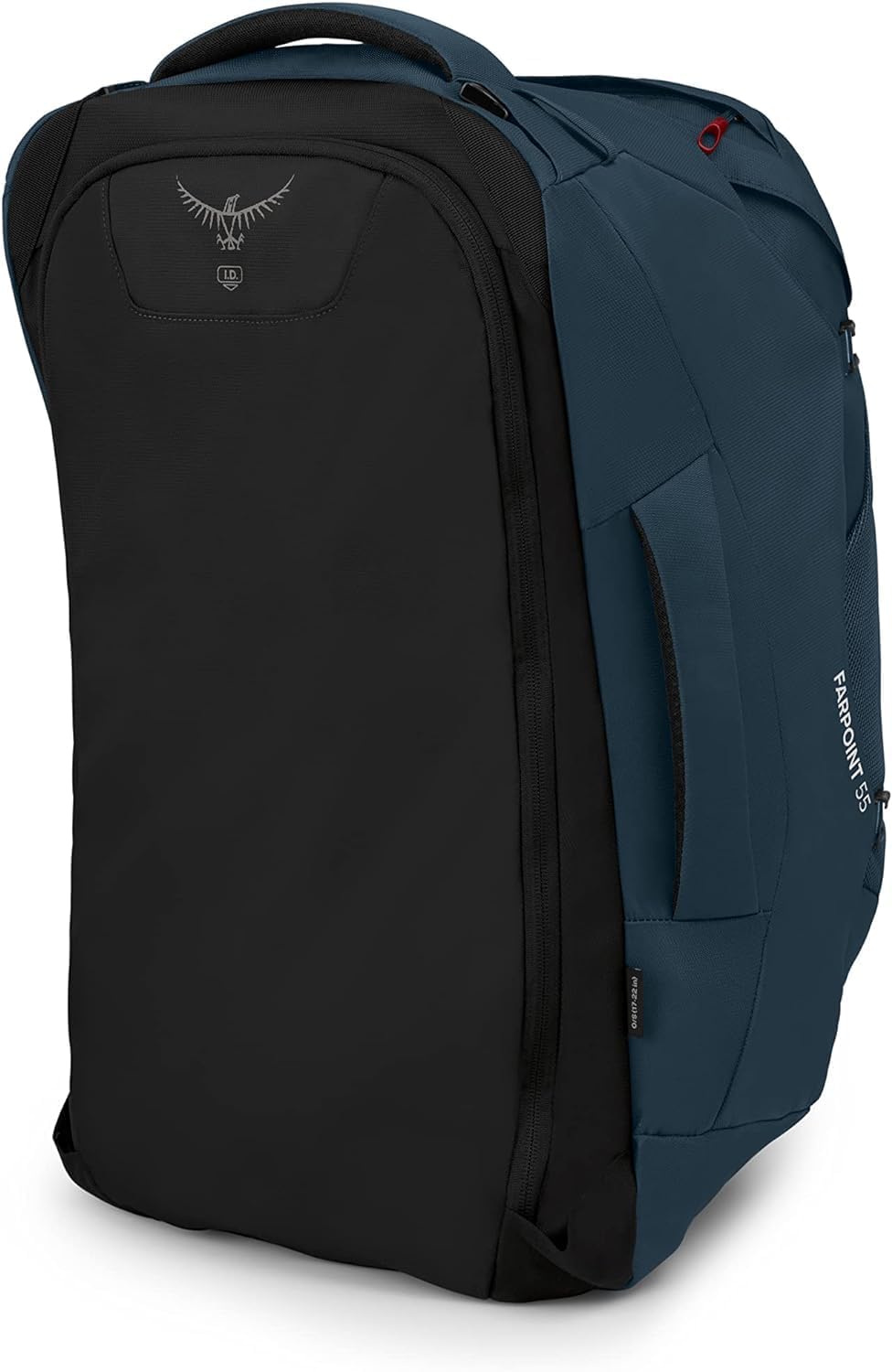 Osprey Farpoint 40L Mens Travel Backpack Tunnel Vision GreyMuted Space Blue