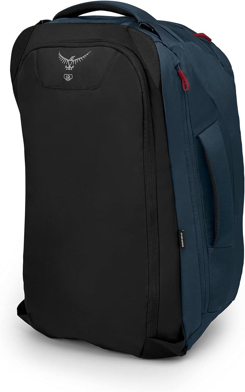 Osprey Farpoint 40L Mens Travel Backpack Tunnel Vision GreyMuted Space Blue