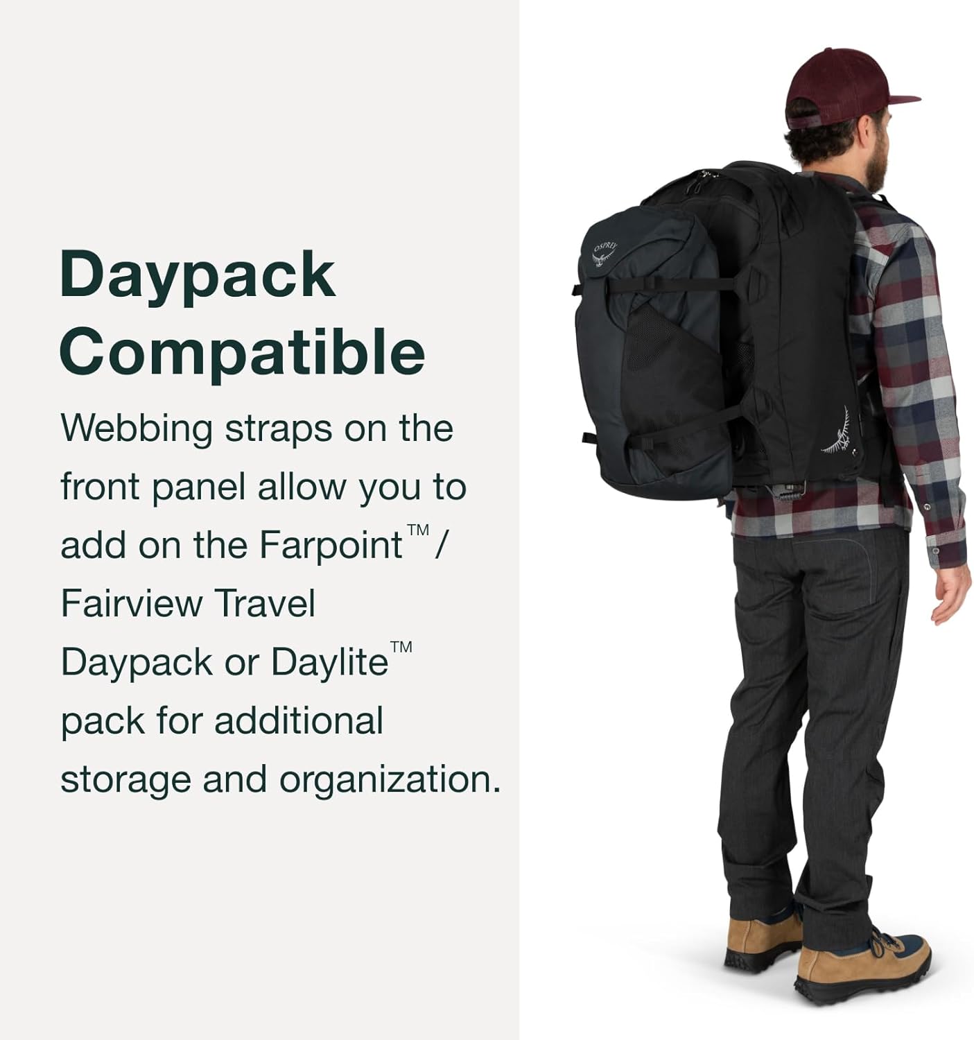 Osprey Farpoint Mens Wheeled Travel Pack 65L Black One SizeBlack