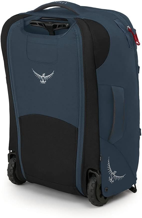 Osprey Farpoint Mens Wheeled Travel Pack 65L Black One SizeMuted Space Blue