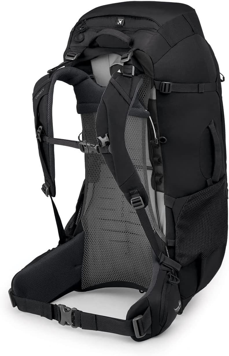 Osprey Farpoint Trek 55L Mens Travel Backpack Muted Space BlueBlack