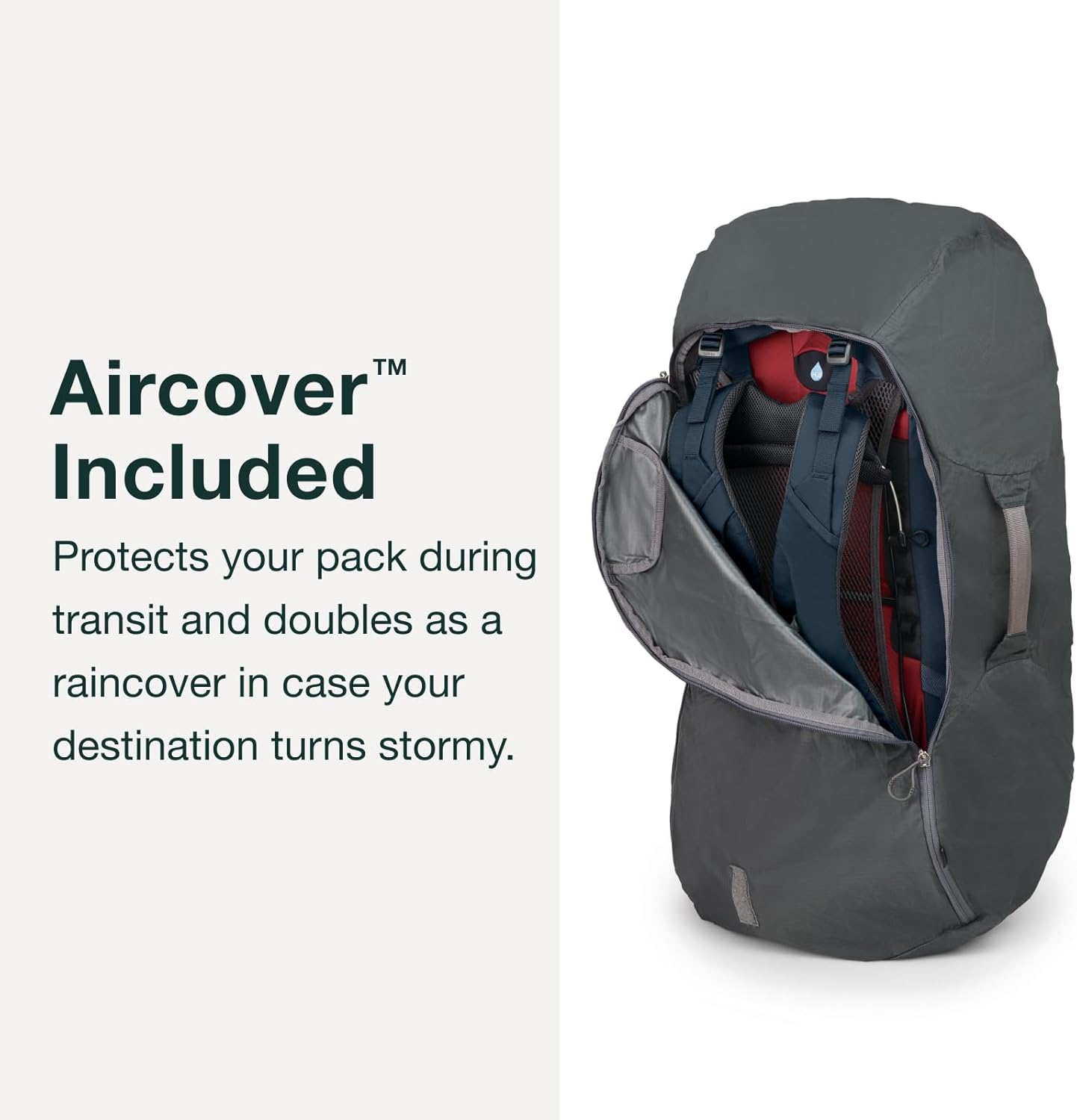 Osprey Farpoint Trek 55L Mens Travel Backpack Muted Space BlueMuted Space Blue