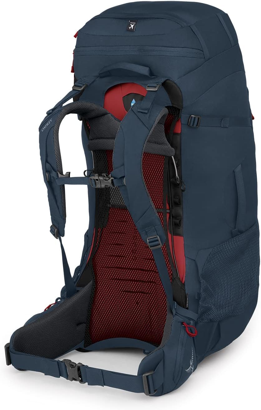 Osprey Farpoint Trek 55L Mens Travel Backpack Muted Space BlueMuted Space Blue