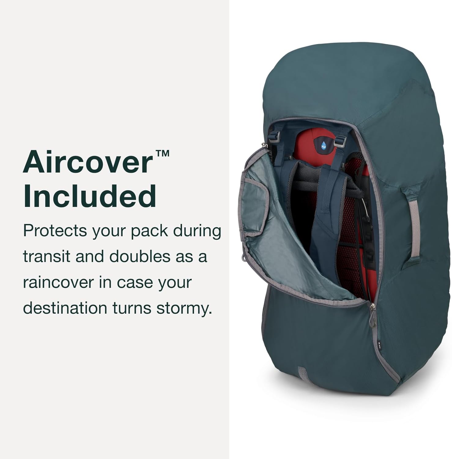 Osprey Farpoint Trek 55L Mens Travel Backpack Muted Space BlueMuted Space Blue