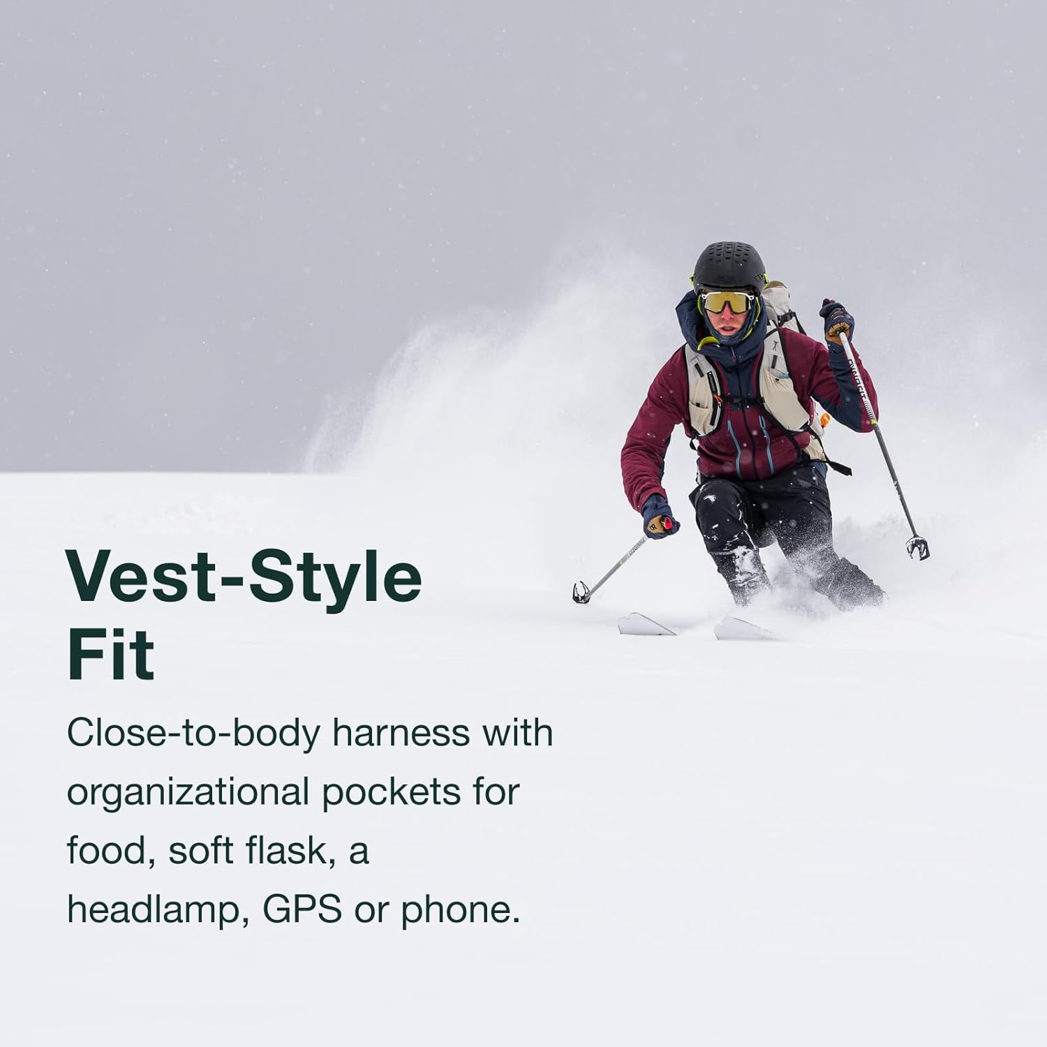 Osprey Firn 18L Ski and Snowboard Backpack Elderberry PurplePeppermint Green SmallMediumElderberry PurplePeppermint Green