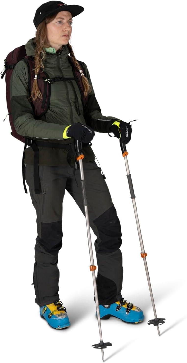 Osprey Firn 18L Ski and Snowboard Backpack Elderberry PurplePeppermint Green SmallMediumElderberry PurplePeppermint Green