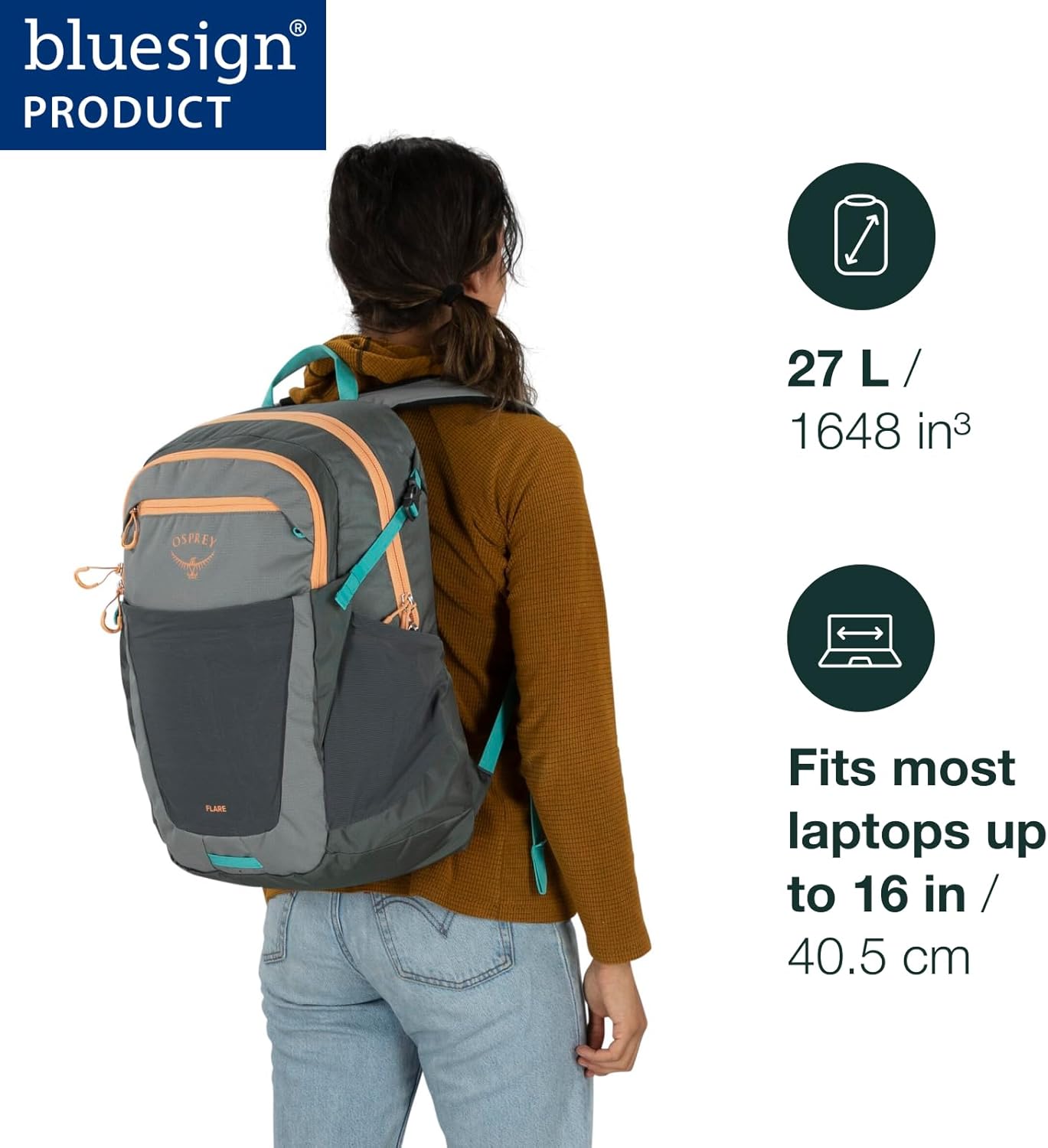 Osprey Flare Laptop BackpackBlack